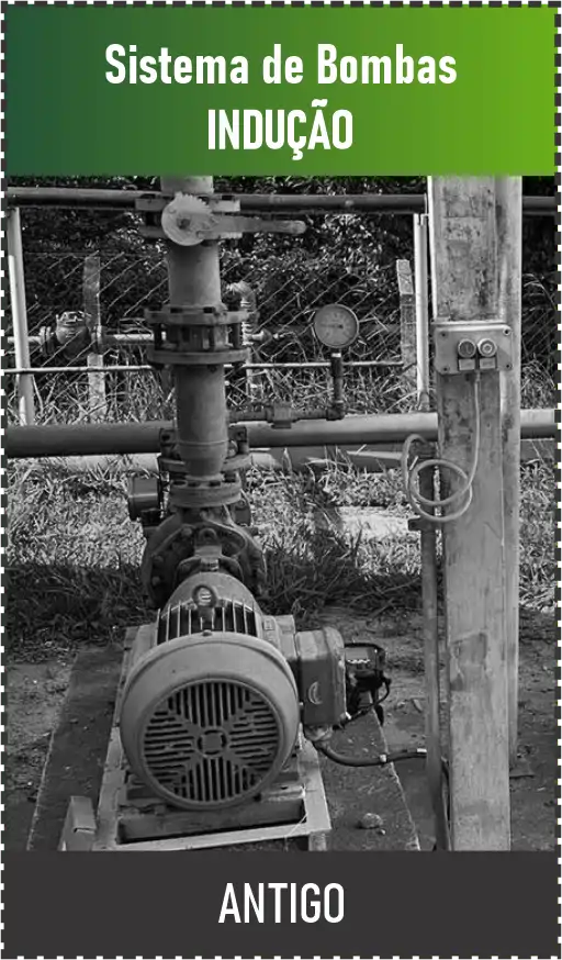 Sistema de bombeamento antigo